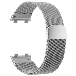 Pulseira de metal com design de milanesa para Oppo Watch 46mm