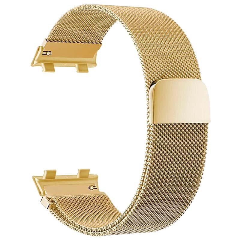 Correa de metal con diseño de milanesa para Oppo Watch 46mm