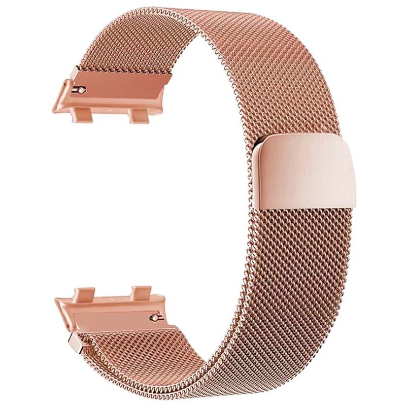Bracelet en métal avec design de milanesa pour Oppo Watch 46mm - Ítem3