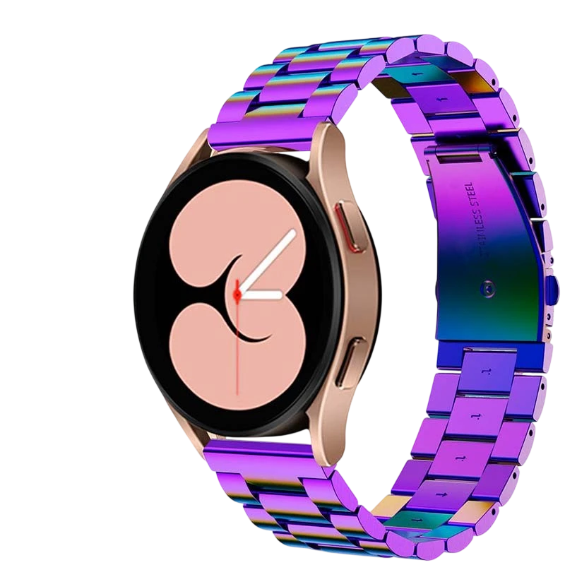 Pulseira metálica de elos multicolorida para Samsung Galaxy Watch - Item