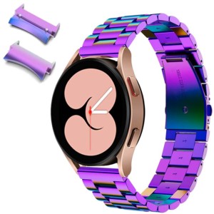 Pulseira metálica de elos multicolorida para Samsung Galaxy Watch