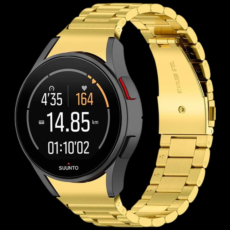 Bracelet en métal à maillons dorée pour Samsung Galaxy Watch