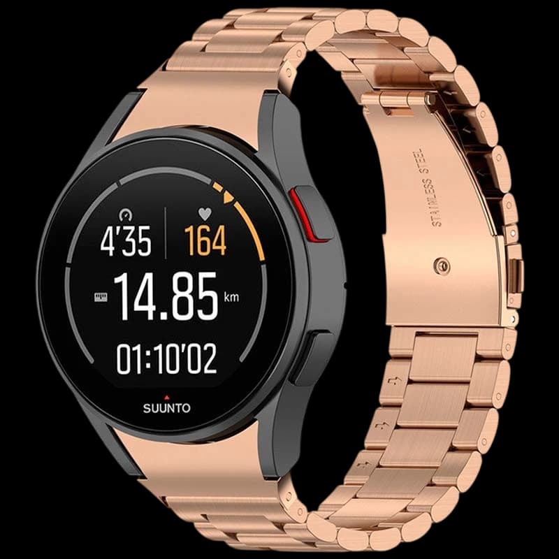 Bracelet en métal à maillons rose pour Samsung Galaxy Watch