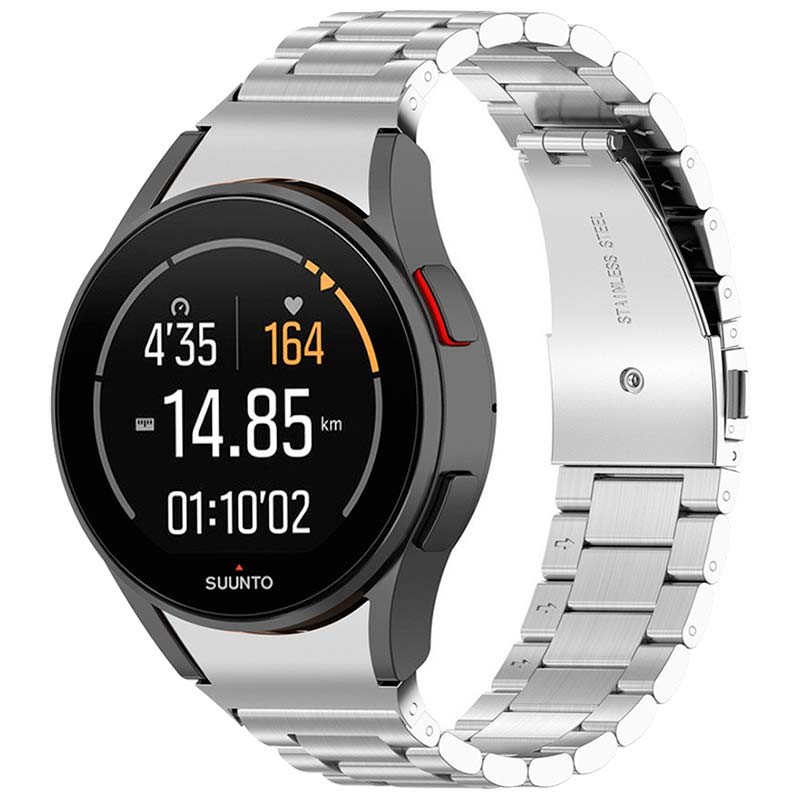Bracelet en métal à maillons argentée pour Samsung Galaxy Watch - Ítem