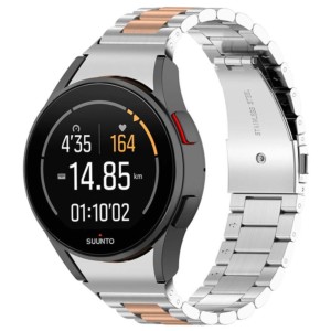 Correa metálica de eslabones plata y dorado rosa para Samsung Galaxy Watch