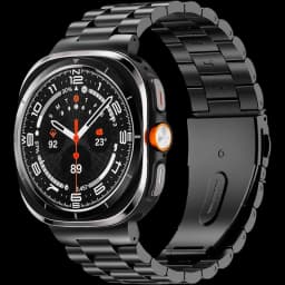 Bracelet Métal Maillons Samsung Galaxy Watch Ultra/Ultra 2 Noir