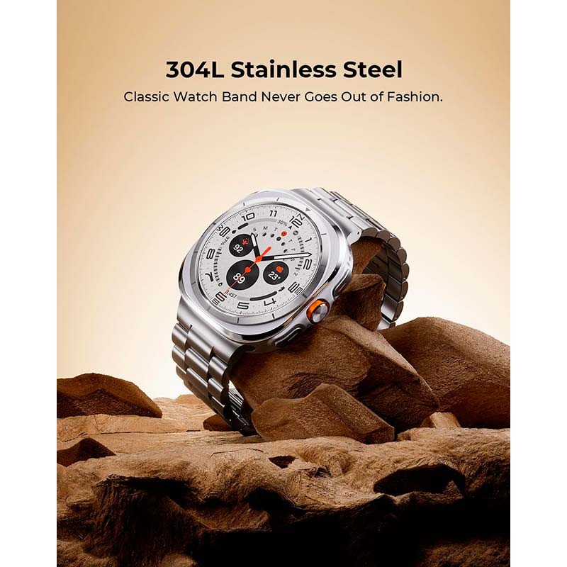 Bracelet Métal Maillons Samsung Galaxy Watch Ultra Argent - Ítem2