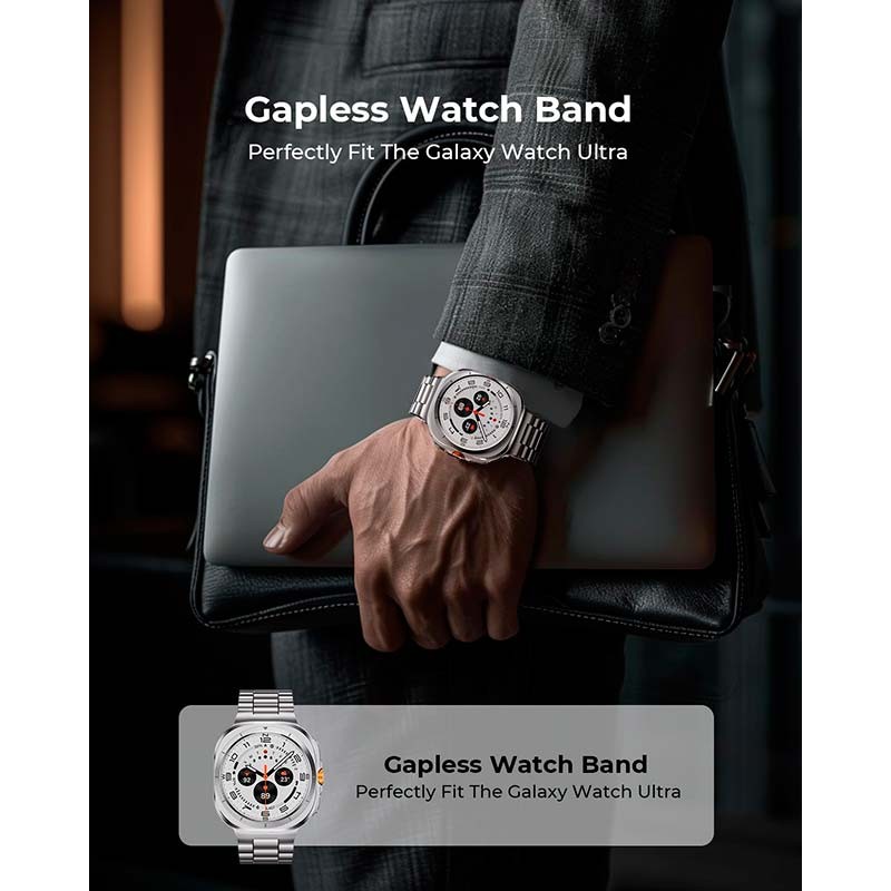 Bracelet Métal Maillons Samsung Galaxy Watch Ultra Argent - Ítem4