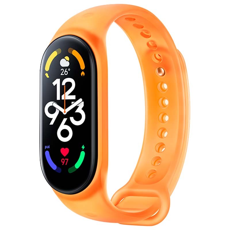 Pulseira Fluorescente Original Xiaomi Smart Band 7 Laranja - Item