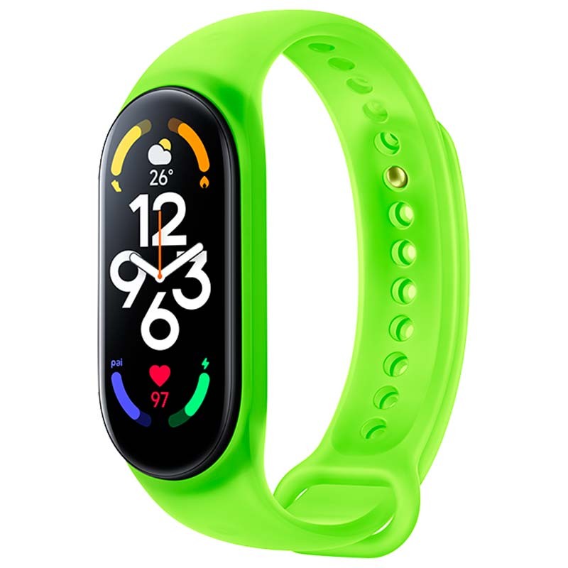 Pulseira Fluorescente Original Xiaomi Smart Band 7 Verde - Item