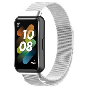 Bracelet Huawei Band 7 Milanais Magnétique Argent