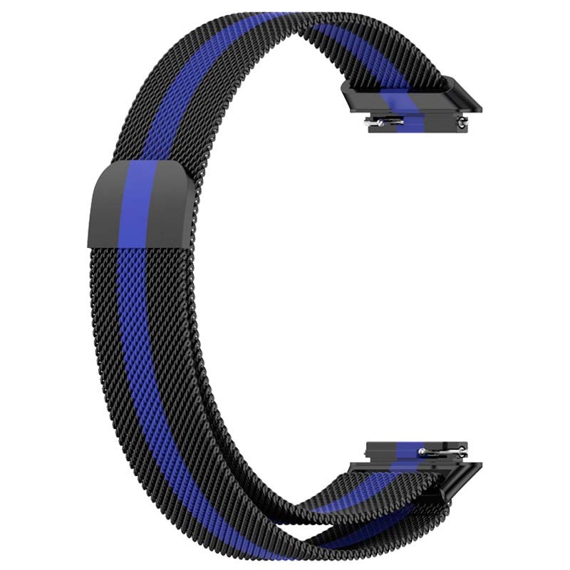 Correa milanesa magnética Racing compatible con Huawei Band 7 en color azul - Ítem3