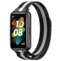 White Racing Magnetic Milanese Strap compatible with Huawei Band 7 - Item
