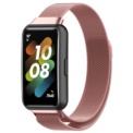 Pink Magnetic Milanese Strap compatible with Huawei Band 7 - Item