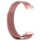 Pink Magnetic Milanese Strap compatible with Huawei Band 7 - Item2