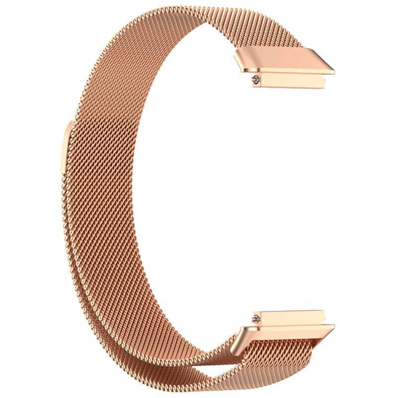 Pulseira Huawei Band 7 Milanesa Magnética Dourado Rosa - Item2