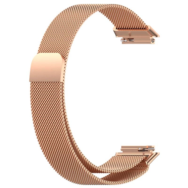 Pulseira Huawei Band 7 Milanesa Magnética Dourado Rosa - Item3