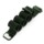 Forest Green Magnetic Milanese Strap compatible with Huawei Band 7 - Item4