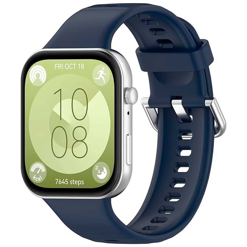 Correa de silicona azul marino para Huawei Watch Fit 3 - Ítem