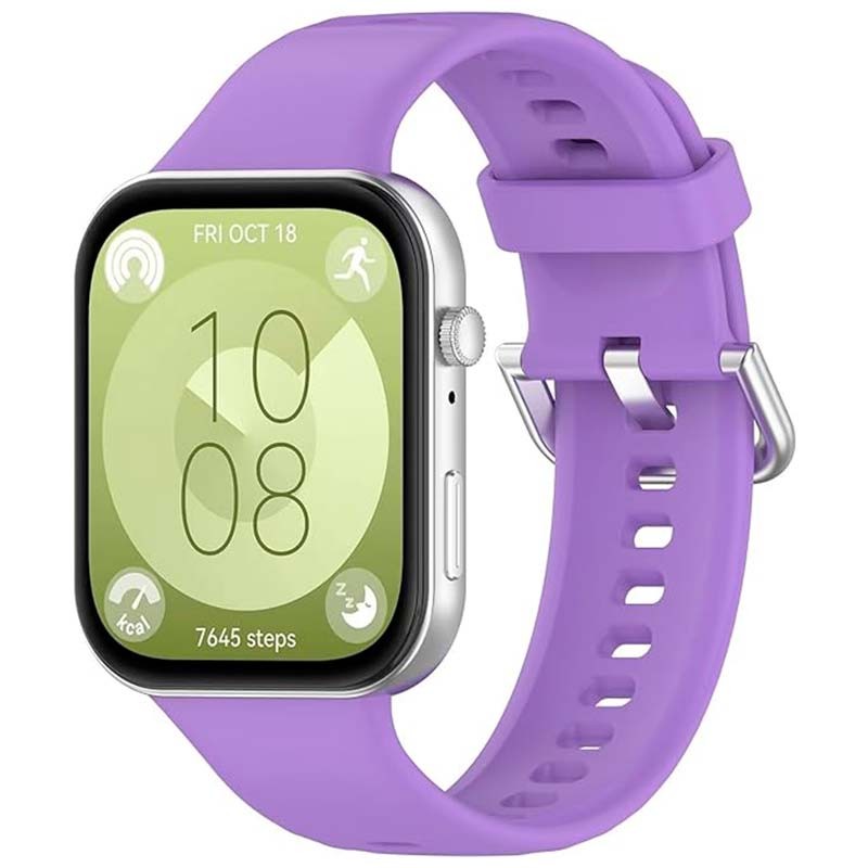 Correa de silicona morada para Huawei Watch Fit 3 - Ítem