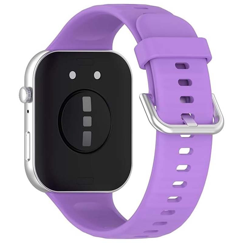 vue arrière du Bracelet en silicone pourpre pour Huawei Watch Fit 3