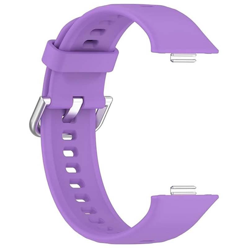 vue frontale du Bracelet en silicone pourpre pour Huawei Watch Fit 3