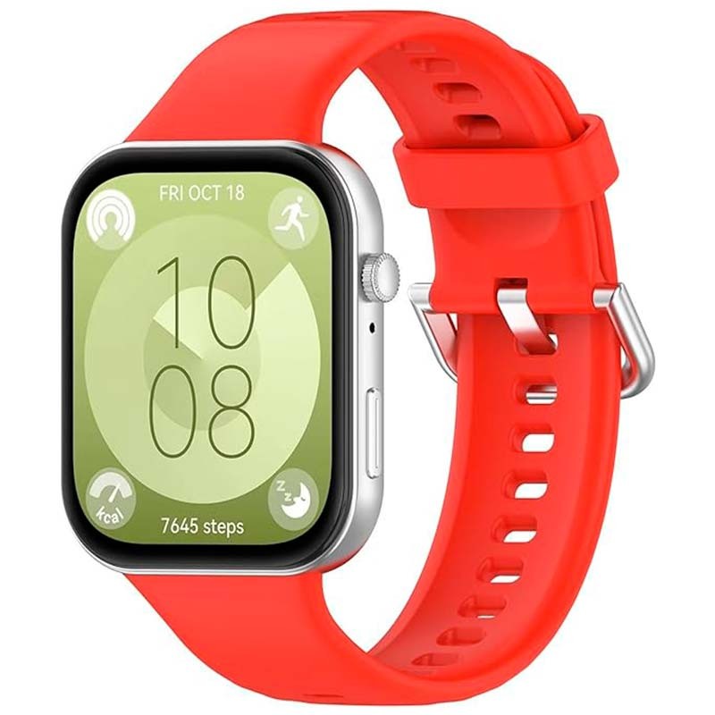 Bracelet en silicone rouge pour Huawei Watch Fit 3 - Ítem