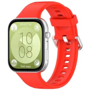 Correa de silicona rojo para Huawei Watch Fit 3