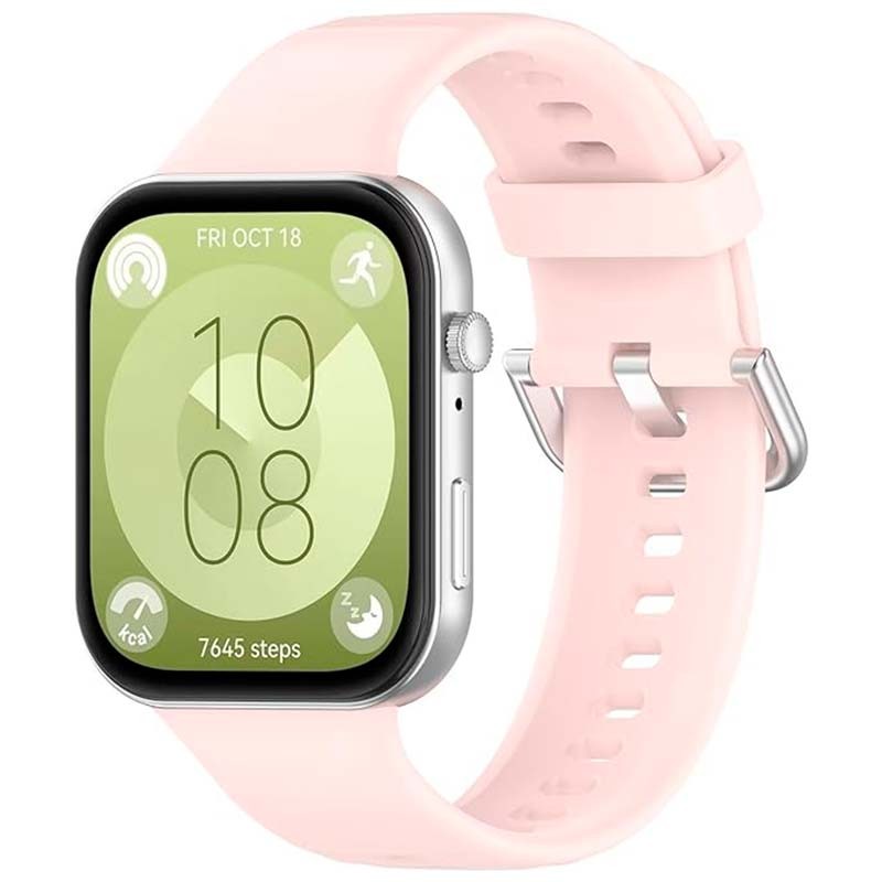 Correa de silicona rosa para Huawei Watch Fit 3 - Ítem