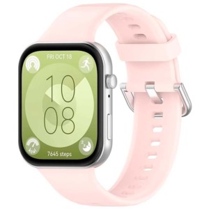 Correa de silicona rosa para Huawei Watch Fit 3