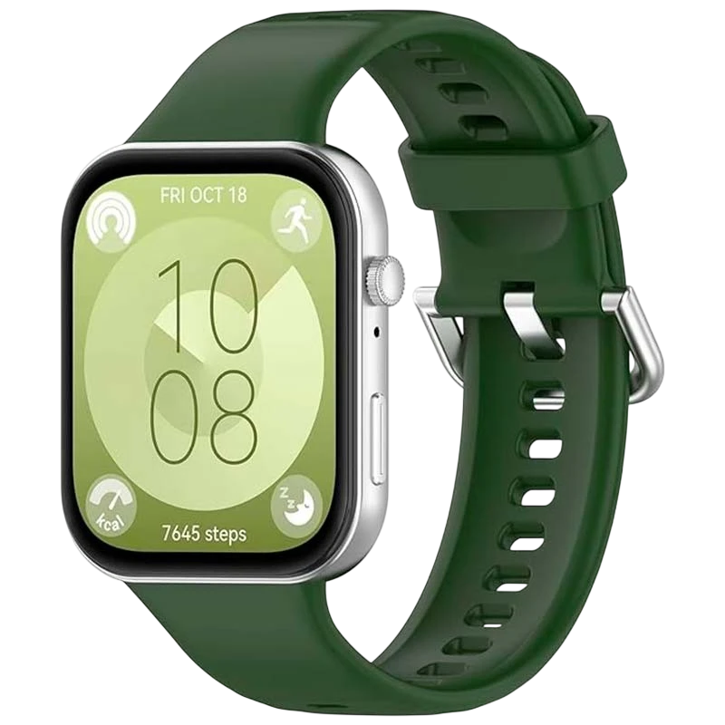 Correa de silicona verde oscuro para Huawei Watch Fit 3 - Ítem