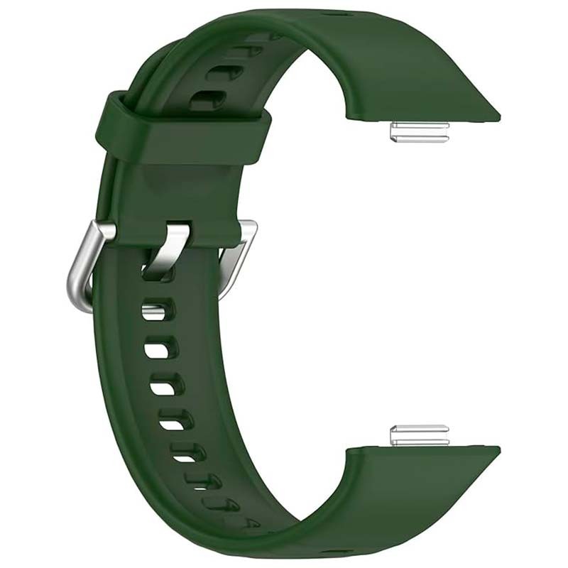 Correa de silicona verde oscuro para Huawei Watch Fit 3 - Ítem2