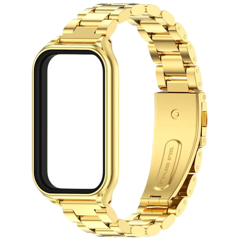 Pulseira metálica de elos dourada para Xiaomi Smart Band 8 Active - Item