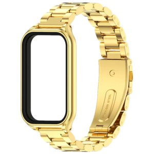 Bracelet en métal à maillons dorée pour Xiaomi Smart Band 8 Active