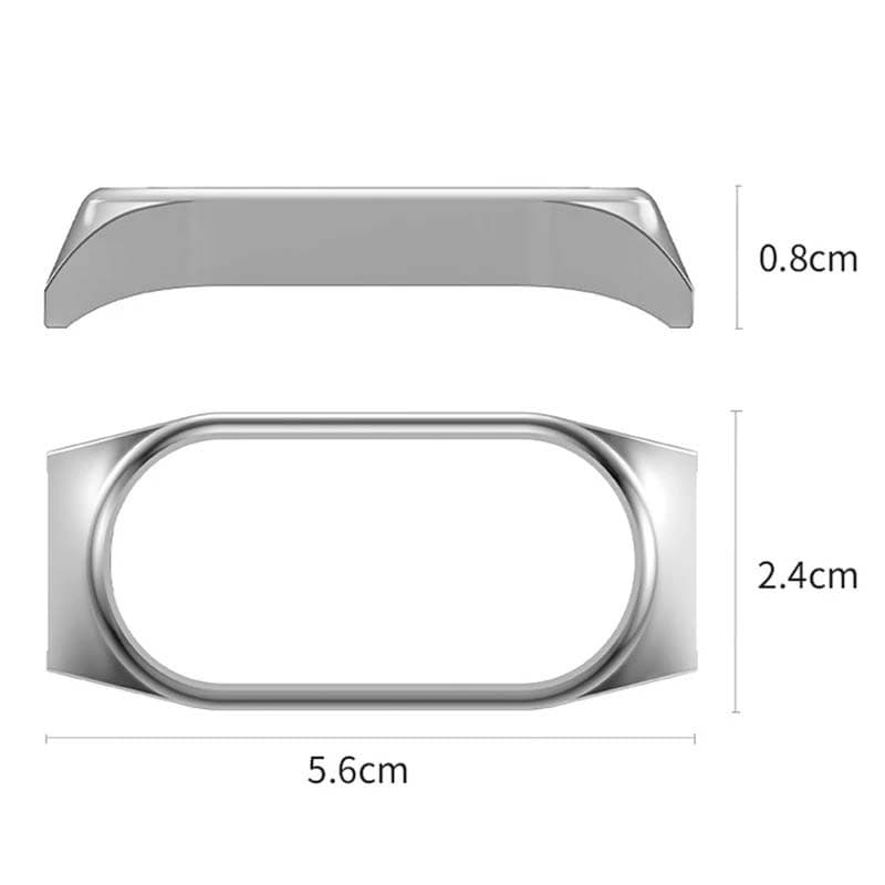dimensiones de la Correa metálica de eslabones rosa para Xiaomi Smart Band 8