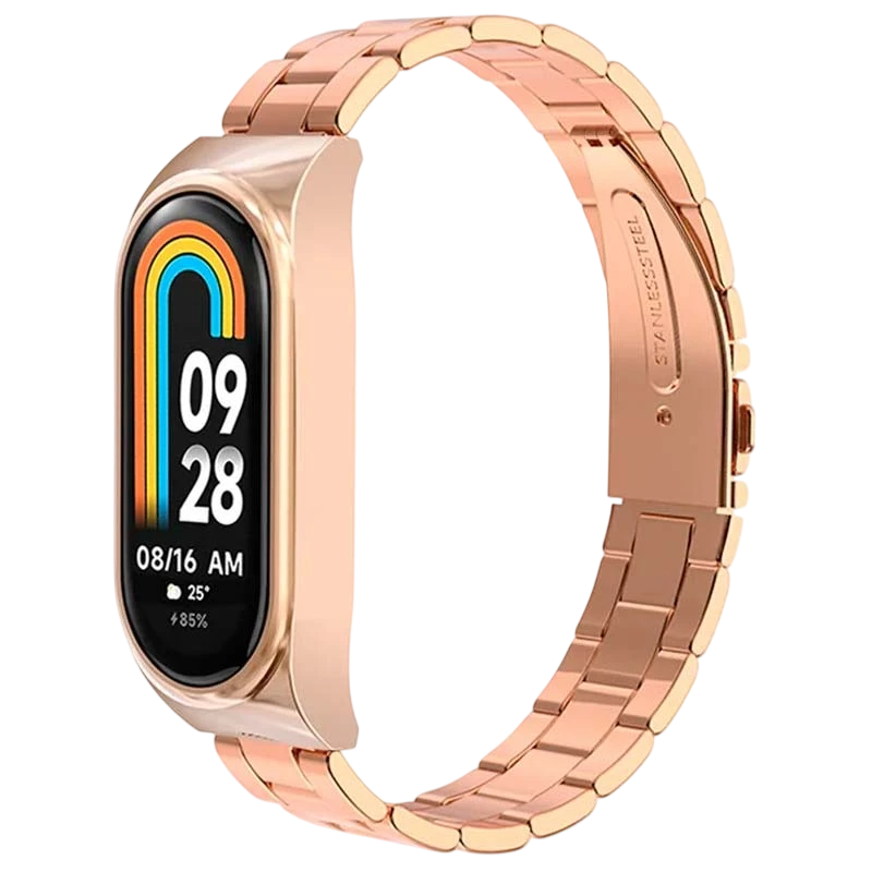 Bracelet en métal à maillons dorée pour Xiaomi Smart Band 8 - Ítem