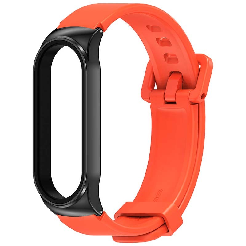 Bracelet Metal-Gel de remplacement pour Xiaomi Mi Band 5, Mi Band 6 et Amazfit Band 5 - Ítem5