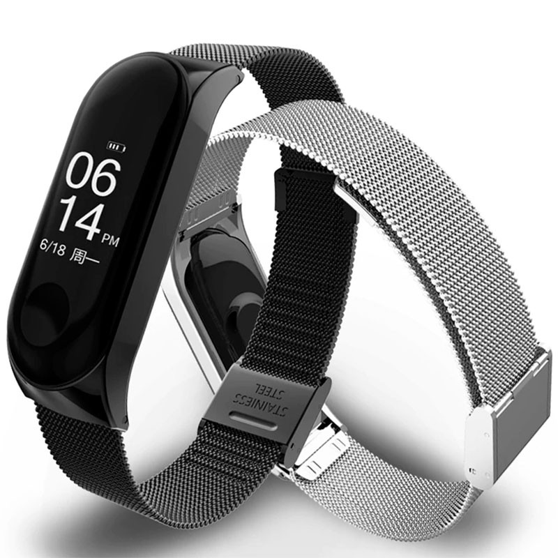 Pulseira de substituição Milanesa Clip para Mi Smart Band 4 - Item10