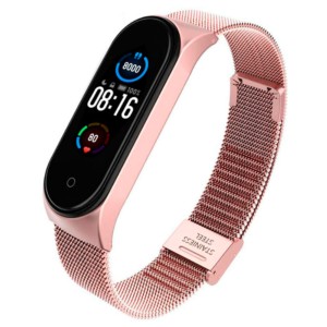 Pulseira de substituição Xiaomi Mi Band 5 Milanesa Clip