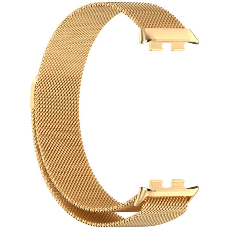 Pulseira milanesa magnética dourado para Huawei Band 9 - Item2