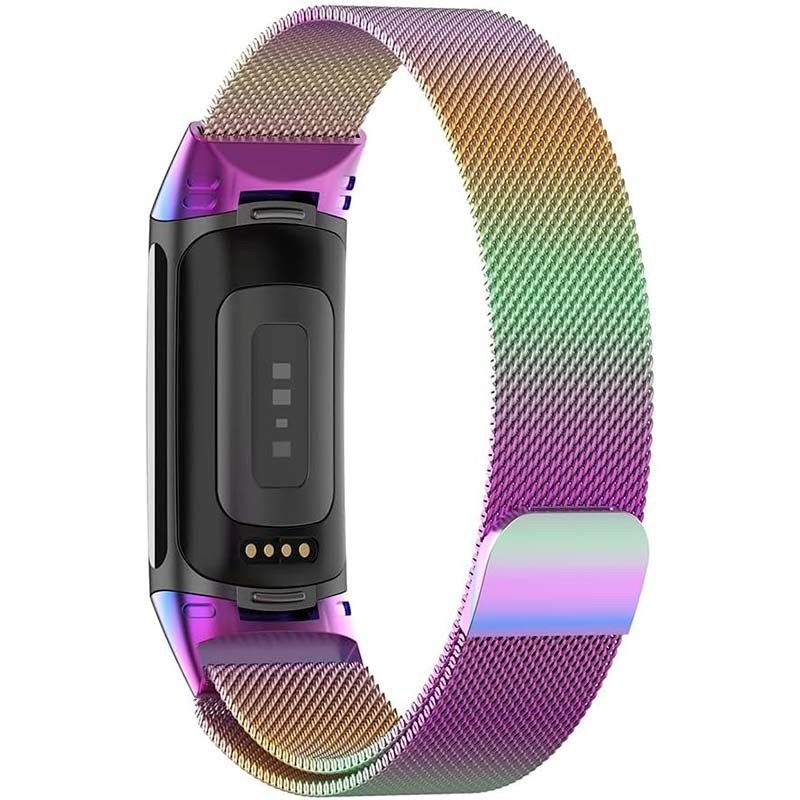 Correa milanesa magnética multicolor para Fitbit Charge 6 - Ítem1