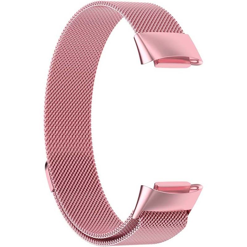 Bracelet milanais magnétique rose pour Fitbit Charge 6 - Ítem3