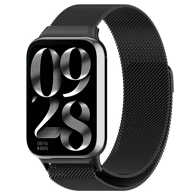 Correa Milanesa Magnética Xiaomi Mi Smart Band 9 Pro / Band 8 Pro / Redmi Watch 4 / Redmi Watch 5 Negro - Ítem
