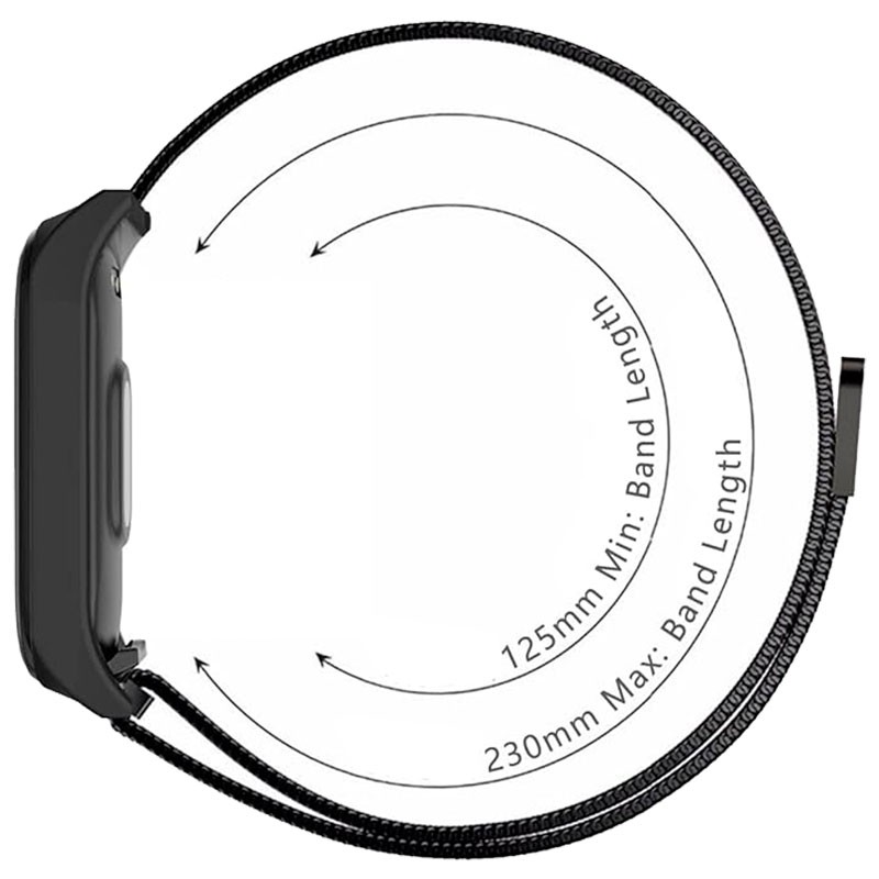 Correa milanesa Xiaomi Smart Band 8 (plata) 