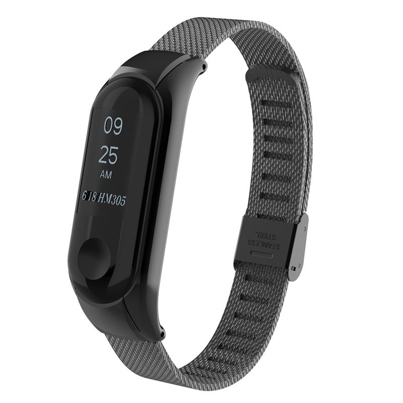 Bracelet pour Xiaomi Mi Band 3 au design milanais et fermeture à clip - Ítem4