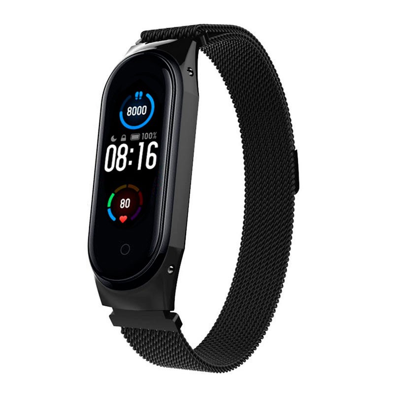 Acheter Bracelet de rechange Xiaomi Mi Band 5 Milanesa Aimant -  PowerPlanetOnline