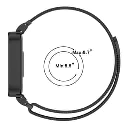 Pulseira milanesa magnética rosa para Xiaomi Smart Band 9 Active - medidas