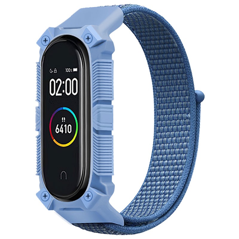 Comprar Correa Xiaomi Mi Smart Band 6 - Nailon Rugerizada - Azul