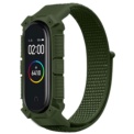 Correa de Nailon Rugerizada Verde para Xiaomi Mi Smart Band 6 - Ítem
