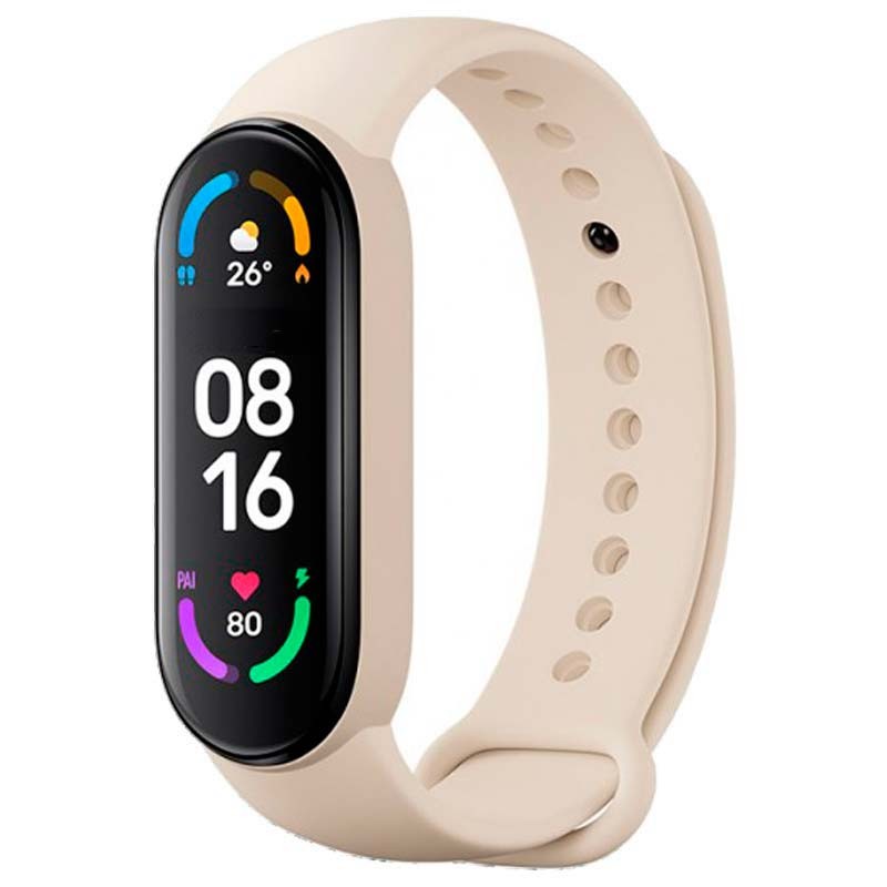 Correa de Silicona para Xiaomi Mi Band 5 / Mi Band 6 Color Negro